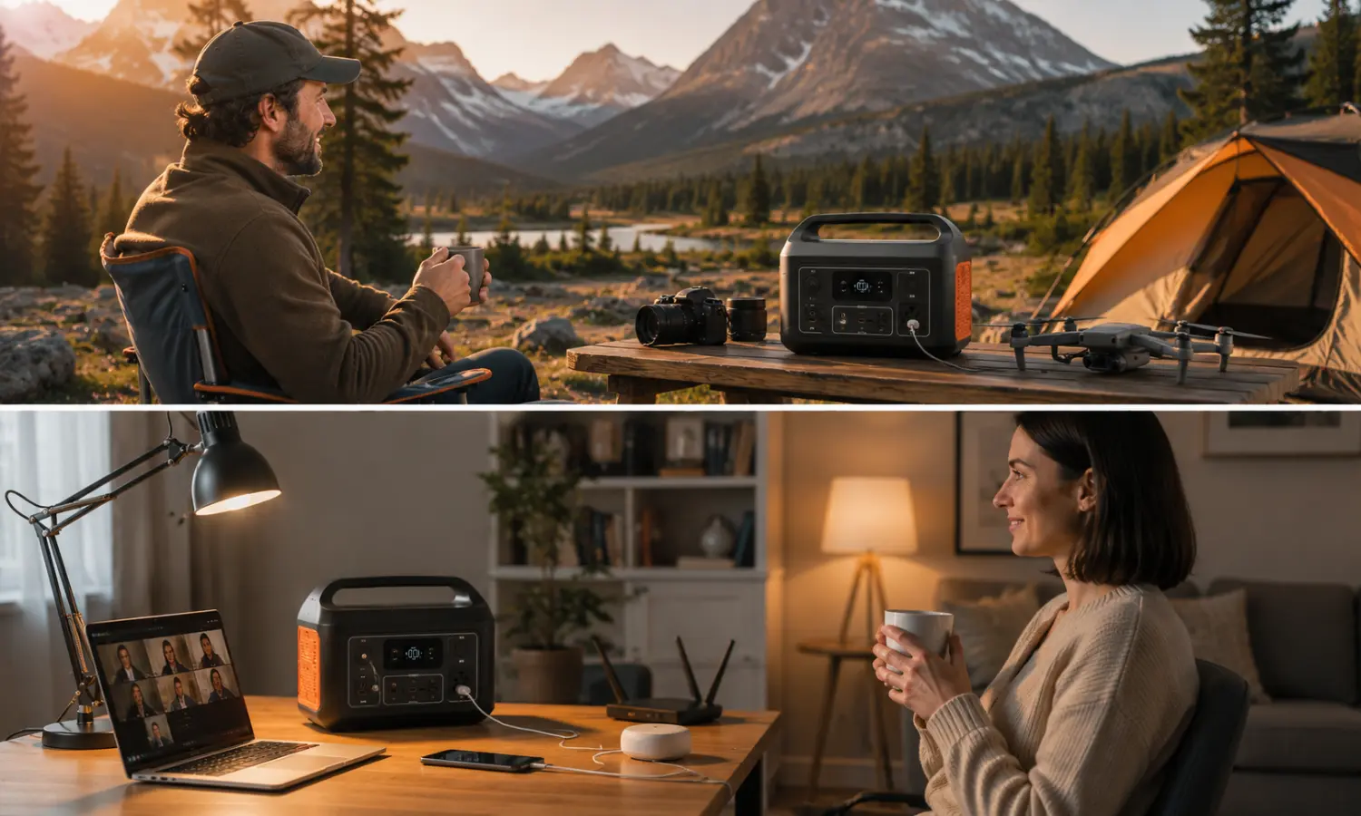 Home And outdoor portable power usage